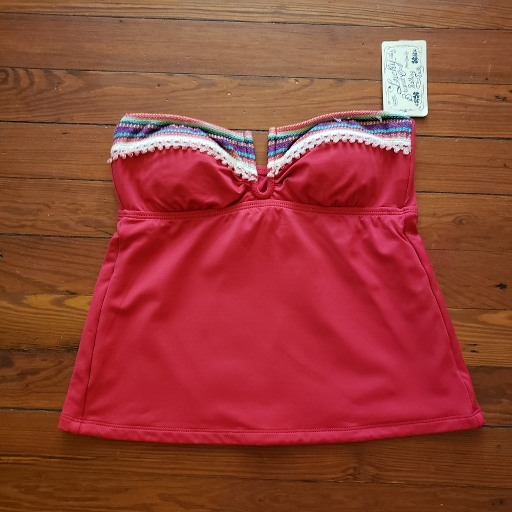 Lucky Brand swim top Small